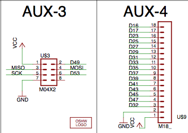 Pins for adaptor